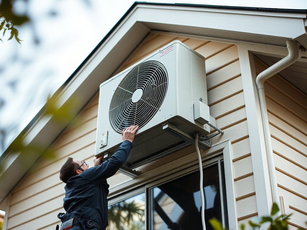 Instalación de aire acondicionado en vivienda unifamiliar